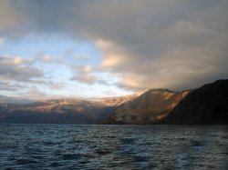 GUADALUPE ISLAND, Mexico at sunrise