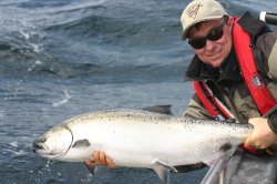 LANGARA ISLAND LODGE MARK MCANEELEY WITH CHINOOK (MR)