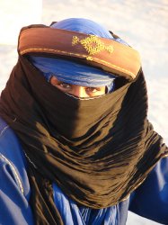Tunisia Rosenfeld Camel guide at Chebika