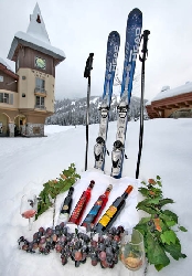 Icewine festival at Sun Peaks ski resort. British Columbia, Canada. Photo by Yvette Cardozo, www.cardozohirsch.com