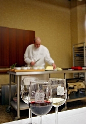 Delta Sun Peaks Resort Chef Ian Riddick talks about pairing wine with food. Icewine festival, Sun Peaks, BC, Canada. Photo by Yvette Cardozo, www.cardozohirsch.com